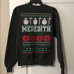 Meredith College Christmas Fleece Pullover